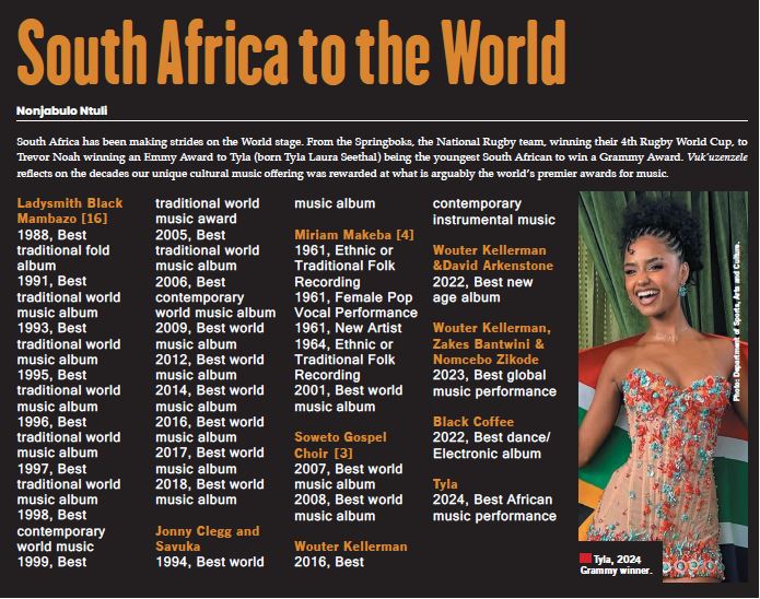South Africa to the world | Vuk'uzenzele
